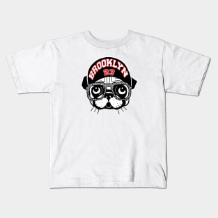 Spike Lee Brooklyn Hip Hop pug Kids T-Shirt